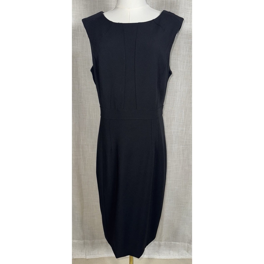 NEW White House Black Market Solid Women's Body Perfecting Sheath Dress Size 10